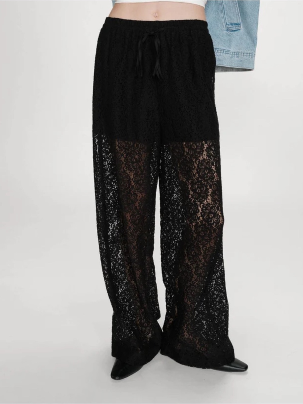 Grace & Mila Vincent lace wide leg pants size XL new without tags!!